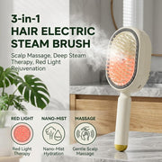 LIUVO UAE™ 3-in-1 Nano Steam Hair Brush